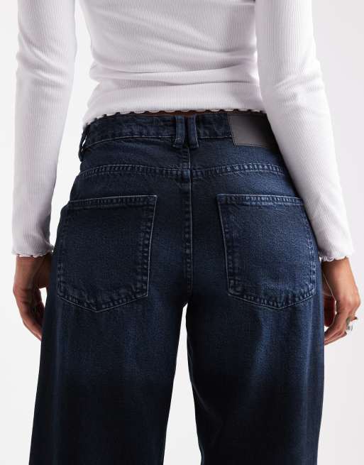 Vaqueros azul negruzco holgados de talle bajo de ASOS DESIGN , 4 de 5