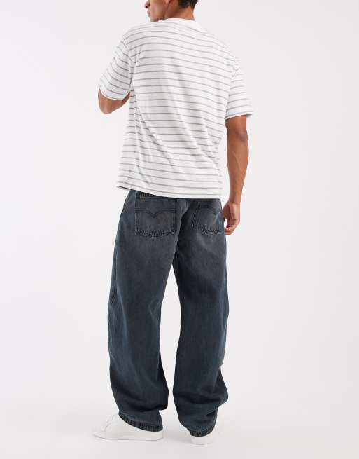 Vaqueros azul oscuro de corte barrel holgado de Levi's, 3 de 5