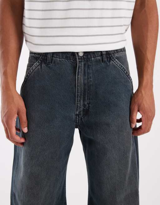 Vaqueros azul oscuro de corte barrel holgado de Levi's, 4 de 5