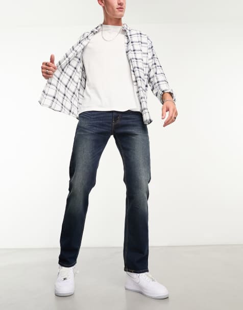 Vaqueros azul oscuro de corte estándar 505 de Levi's - view 1