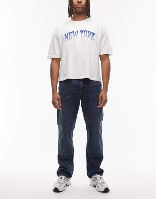 Vaqueros azul oscuro de corte estándar y estilo carpintero Otis de Tommy Jeans - view 1