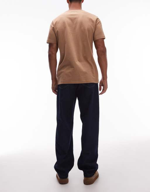 Vaqueros azul oscuro de corte tapered suelto Landon de Carhartt WIP, 2 de 5