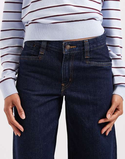 Vaqueros azul oscuro de pernera ancha holgada '94 de Levi's , 5 de 5