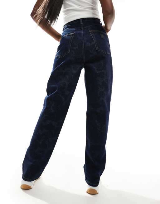 Vaqueros azules con estampado de camuflaje Duck Orell de Carhartt WIP, 3 de 5