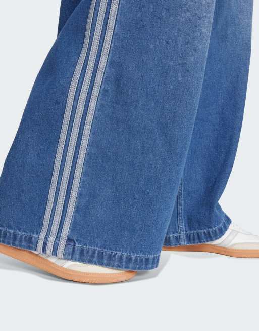 Vaqueros azules de corte ancho Adilenium de adidas Originals, 4 de 4