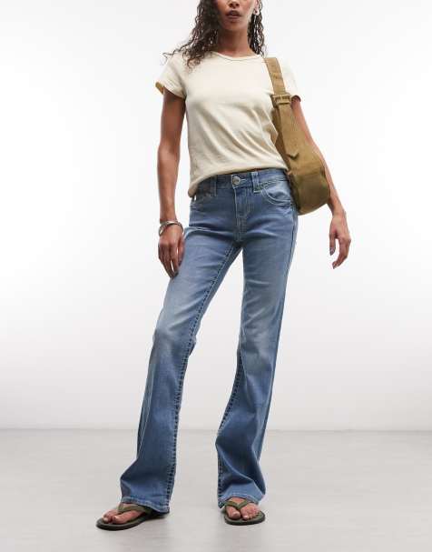 Vaqueros azules de corte bootcut con lavado medio Becca Big T de True Religion - view 1