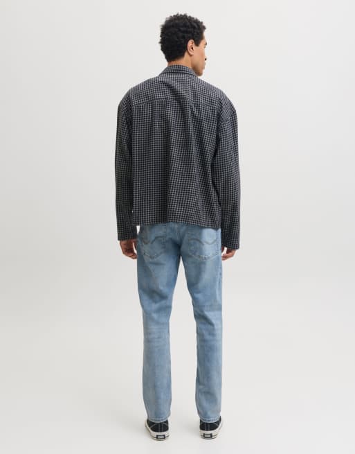 Vaqueros azules de corte estándar de Jack & Jones, 2 de 7