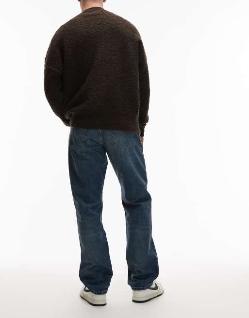 Vaqueros azules de corte recto holgado con lavado medio Marlow de Carhartt WIP, 3 de 5