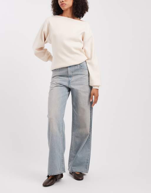 Vaqueros azules holgados con lavado ácido y tira regulable de Levi's, 6 de 6