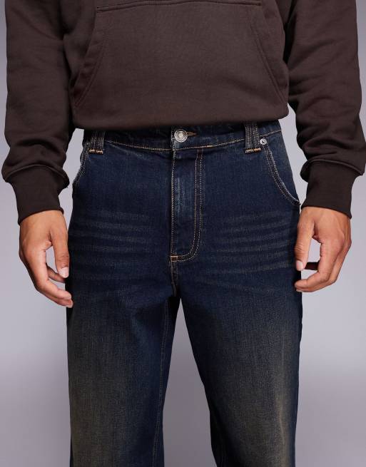 Vaqueros azules holgados con lavado intenso de Good For Nothing, 5 de 5