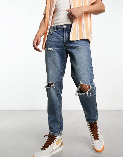 Vaqueros rotos hombre Pantalones vaqueros rotos | ASOS