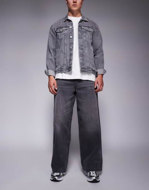Vaqueros baggy en negro desgastado de ASOS DESIGN - view 1