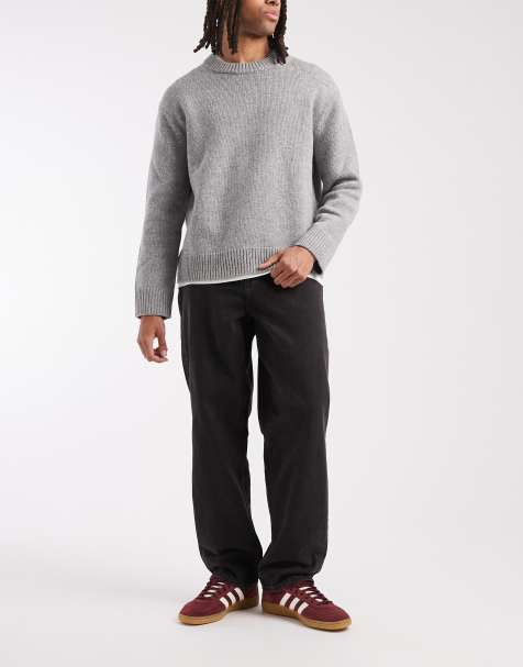 Vaqueros baggy en negro desgastado de ASOS DESIGN - view 1