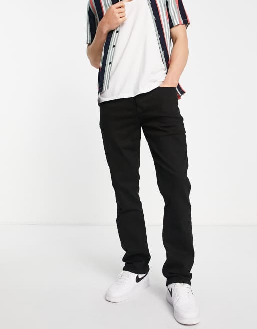 Vaqueros boot-cut en negro de River Island