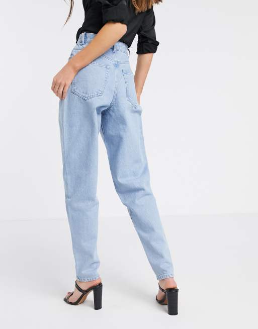 Vaqueros Boyfriend azul intenso lavado con pernera globo de ASOS DESIGN Tall, 2 de 4
