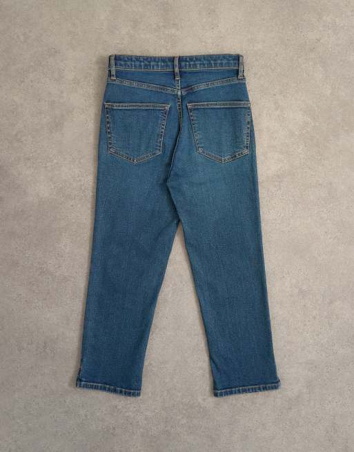 Vaqueros capri azul vintage de talle alto de Topshop, 8 de 8