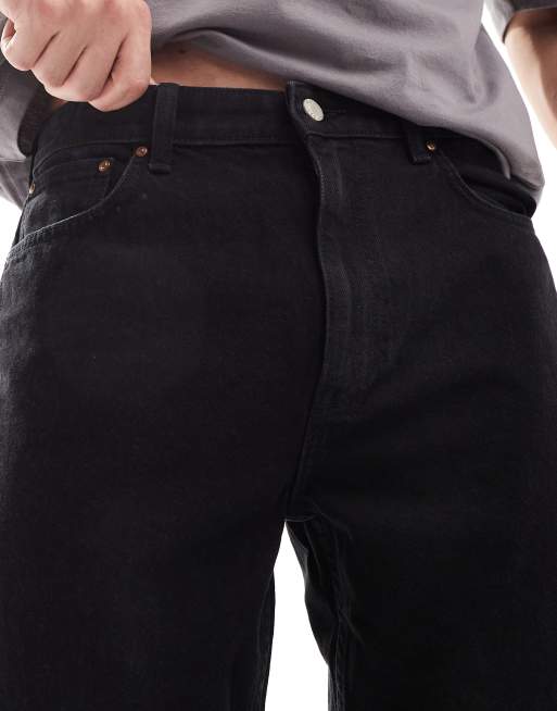 Vaqueros capri negros de pernera recta de ASOS DESIGN, 5 de 5