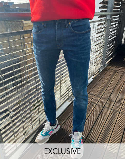 Vaqueros color azul medio lavado pitillo 3301 exclusivos en ASOS de G-Star
