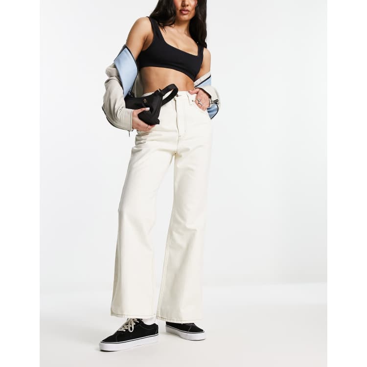Vaqueros color crema de campana y talle alto de estilo anos 70 de Levi s ClassicfuncenterShops