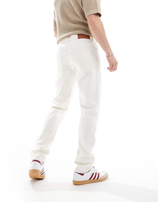 Vaqueros color crudo de corte slim de River Island