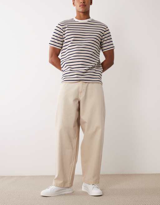 Vaqueros color crudo de corte suelto de ASOS DESIGN