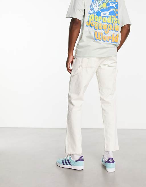 Vaqueros color crudo holgados de estilo carpintero Chris de Jack & Jones Intelligence , 2 de 4
