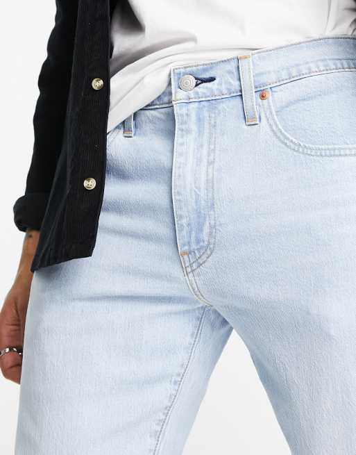 Vaqueros con lavado azul claro y rodillas rasgadas de corte tapered slim 512 de Levi's, 4 de 4