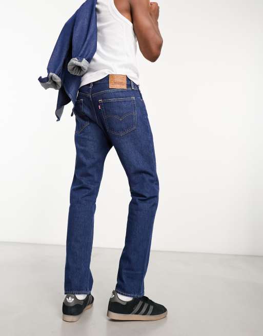 Vaqueros con lavado azul de corte recto 551z Authentic de Levi's