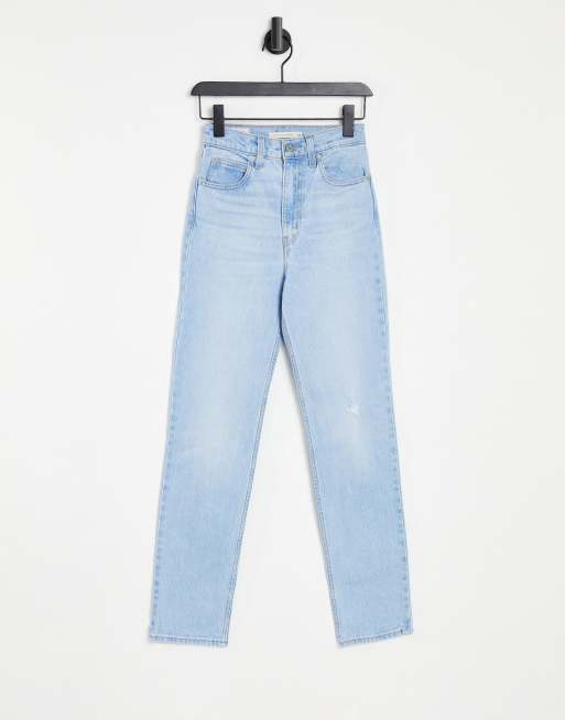 Vaqueros con lavado claro de corte recto estilo años 70 de Levi's