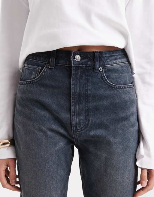 Vaqueros con lavado negro azulado de corte recto y estilo años 90 de ASOS DESIGN, 5 de 5