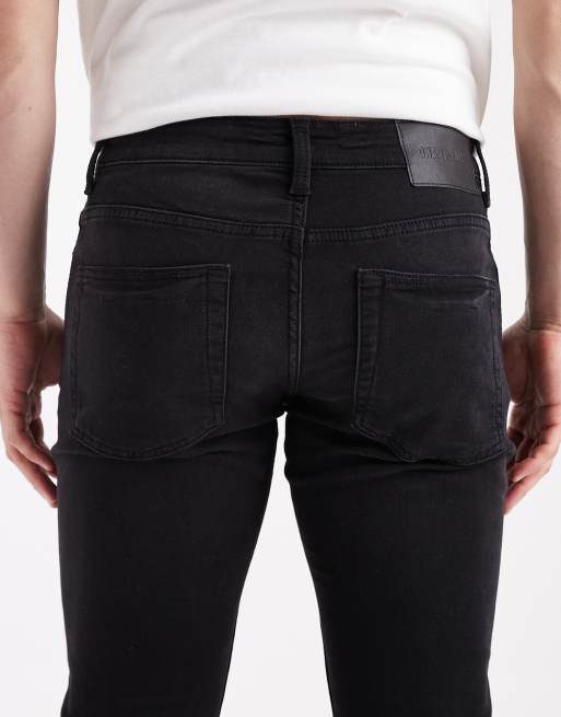Vaqueros con lavado negro de corte slim de<br />Only & Sons, 4 de 5
