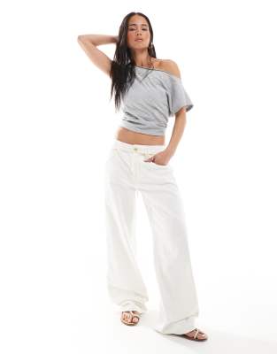 Vaqueros crudos holgados de ASOS DESIGN - view 1