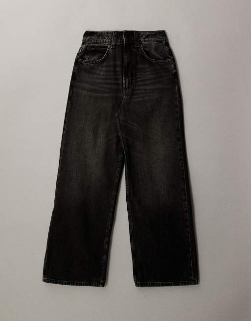 Vaqueros dad negros de pernera ancha de ASOS DESIGN, 5 de 7