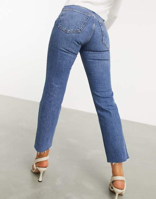 Vaqueros de campana capri elásticos de talle alto Effortless de ASOS DESIGN, 2 de 4