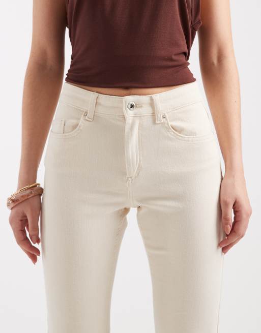 Vaqueros de campana color crudo Blush de ONLY, 4 de 5