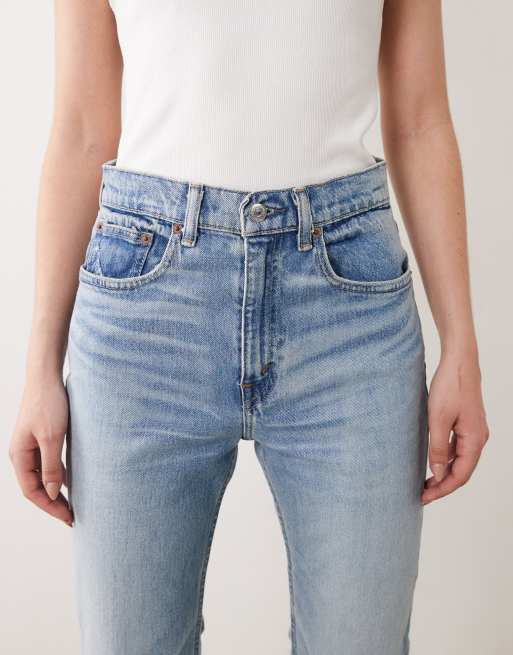 Vaqueros de campana largos con lavado azul medio de Polo Ralph Lauren, 4 de 5