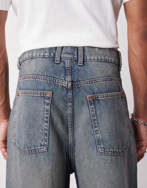 Vaqueros de corte antifit con lavado a la piedra x001 de COLLUSION, 4 de 5