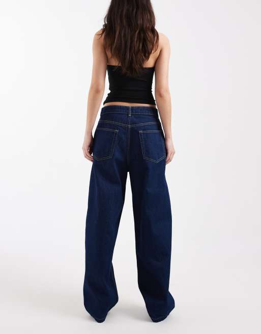 Vaqueros de corte barrel slim con lavado enjuagado de ASOS DESIGN , 2 de 5