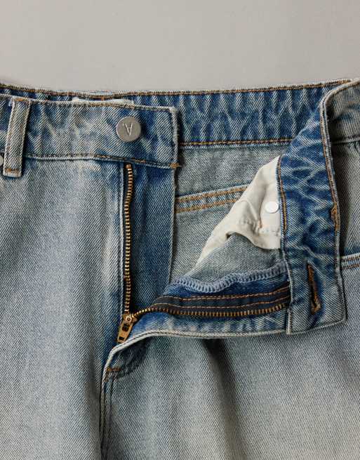Vaqueros de corte barrel y talle medio con lavado claro envejecido 95 de Abrand Jeans, 5 de 7