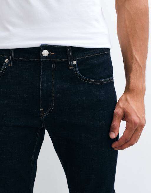 Vaqueros de corte estándar con lavado oscuro Weft de ONLY & SONS, 5 de 5