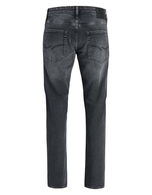 Vaqueros de corte estándar en vaquero negro de Jack & Jones, 6 de 6
