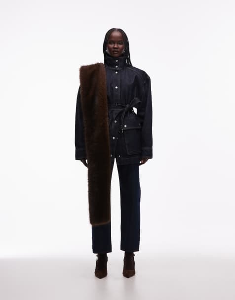 Vaqueros de corte globo slim con lavado azul añil Violet de ARKET - view 1