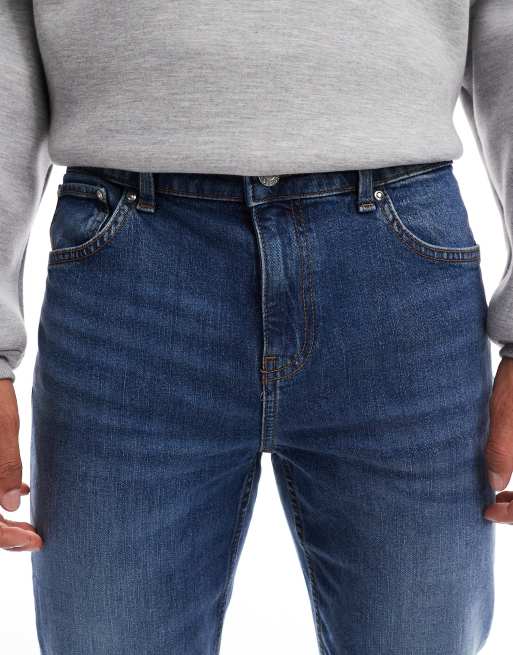 Vaqueros de corte pitillo con lavado azul oscuro de ASOS DESIGN, 5 de 5