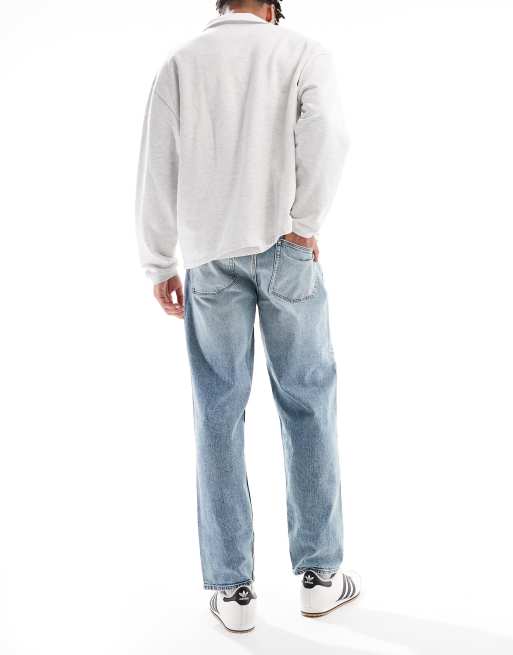 Vaqueros de corte recto con lavado azul claro de ASOS DESIGN, 2 de 5