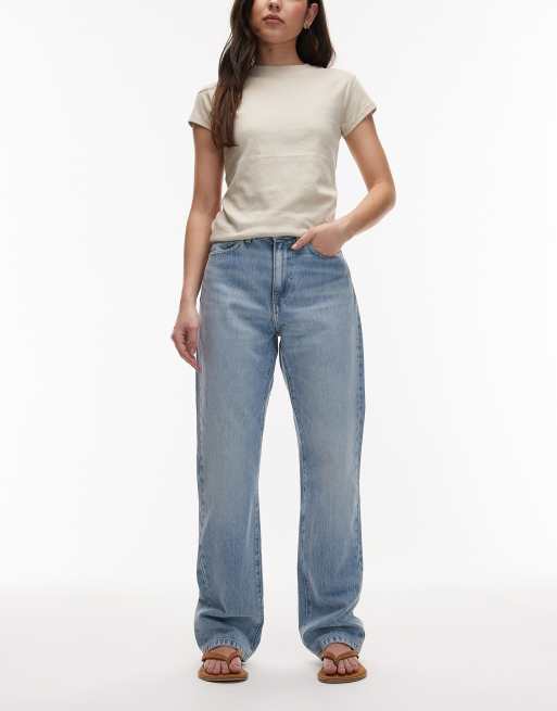 Vaqueros de corte recto con lavado descolorido Noxon de Carhartt WIP