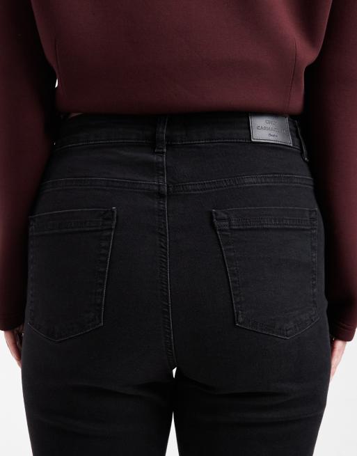 Vaqueros de corte recto con lavado negro de Only Curve, 5 de 5