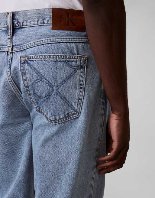 Vaqueros de corte recto estilo años 90 con lavado a la piedra de Calvin Klein Jeans, 2 de 5
