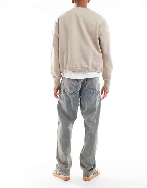 Vaqueros de corte recto estilo años 90 con lavado oscuro grunge de Calvin Klein Jeans, 3 de 5