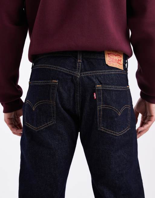 Vaqueros de corte recto holgado con lavado azul añil 555 '96 de Levi's , 4 de 5