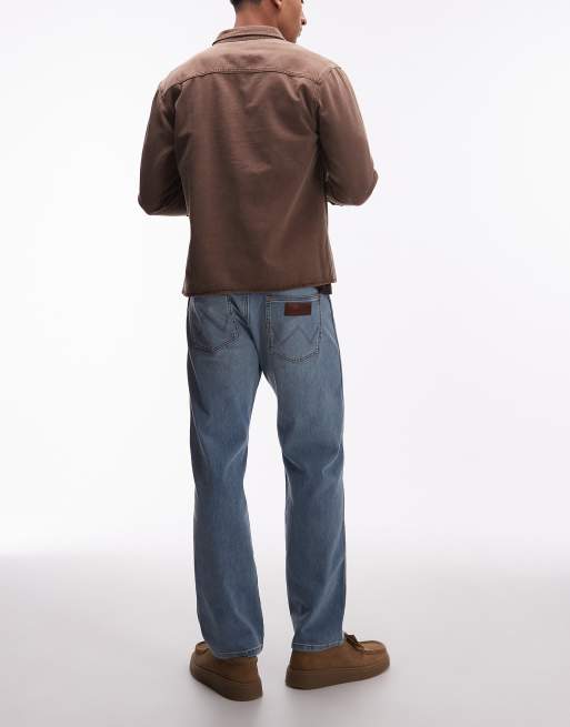 Vaqueros de corte recto holgado con lavado claro Frontier de Wrangler, 2 de 5